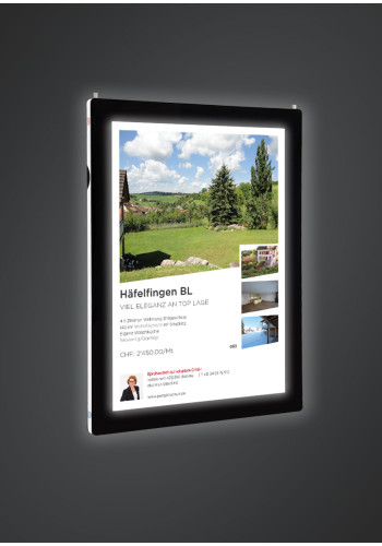 Schaufenterdisplay Hochformat