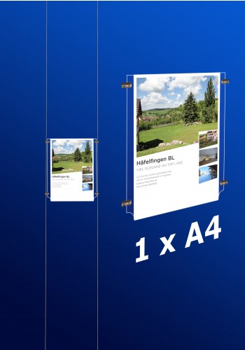 Fensterdisplays 1 x A4