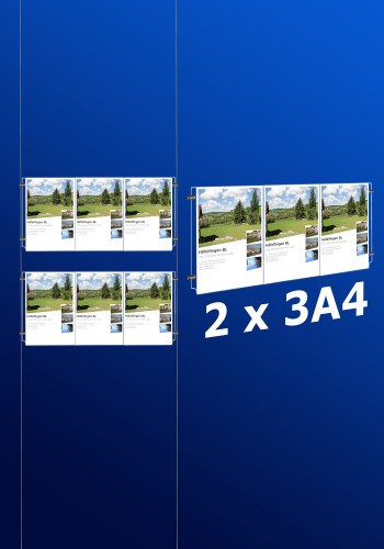 Fensterdisplays 2 x 3A4