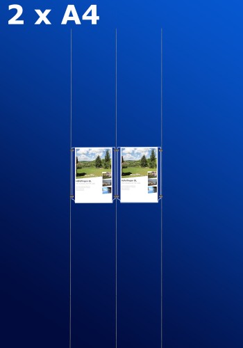 Fensterdisplays 2 x A4 - D