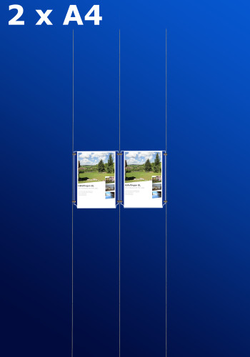 Fensterdisplays 2 x A4 - D