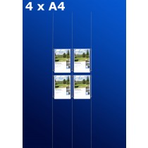 Fensterdisplays 4 x A4 - D