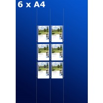 Fensterdisplays 6 x A4 - D