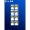 Fensterdisplays 8 x A4 - D